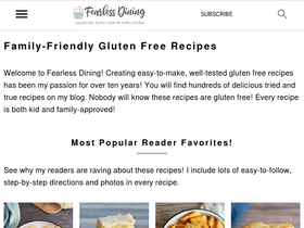 'fearlessdining.com' screenshot