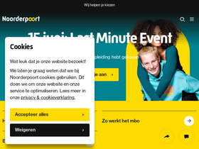 'noorderpoort.nl' screenshot