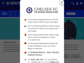 'chelseamegastore.com' screenshot