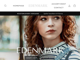 Edenmark homepage screenshot
