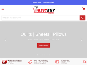 mybestbuy.com.au homepage screenshot