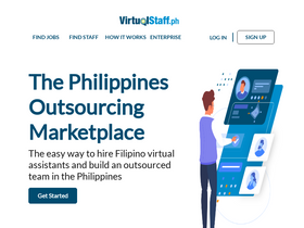 'virtualstaff.ph' screenshot