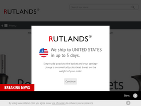 'rutlands.com' screenshot