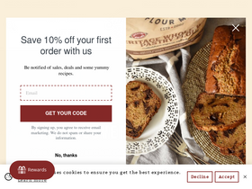 Sunrise Flour Mill website screenshot