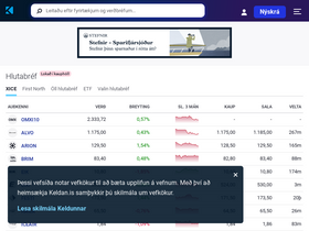 'keldan.is' screenshot