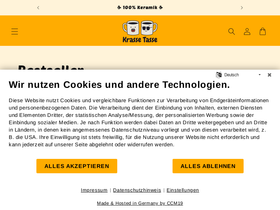 krassetasse.com homepage screenshot