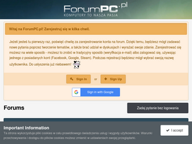 'forumpc.pl' screenshot