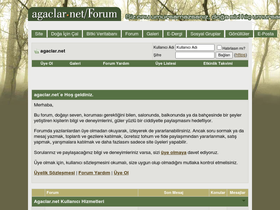'agaclar.net' screenshot