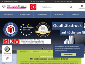 'wir-machen-druck.ch' screenshot