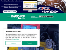 'underhoodservice.com' screenshot