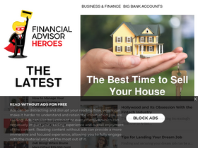 'financialadvisorheroes.com' screenshot