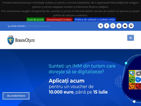 'brasovcity.ro' screenshot