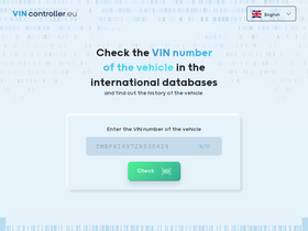 'vincontroller.eu' screenshot