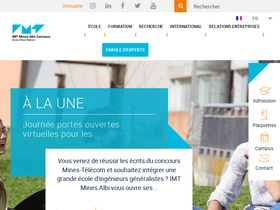 'imt-mines-albi.fr' screenshot