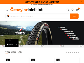 'ozceylanbisiklet.com' screenshot
