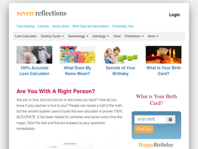 'sevenreflections.com' screenshot