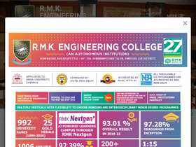 'rmkec.ac.in' screenshot