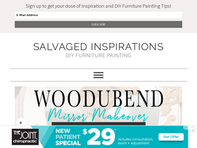 'salvagedinspirations.com' screenshot