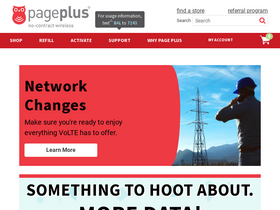 'pagepluscellular.com' screenshot