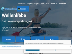 'wellenliebe.de' screenshot