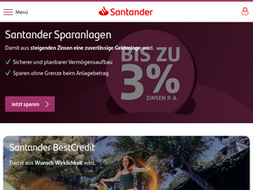 'santander.de' screenshot