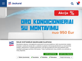 'jaukurai.lt' screenshot