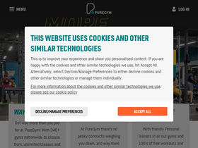 'puregym.com' screenshot