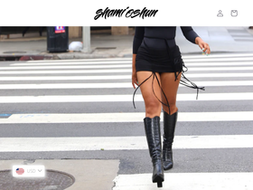 Shamioshun homepage screenshot