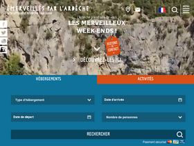 'ardeche-guide.com' screenshot