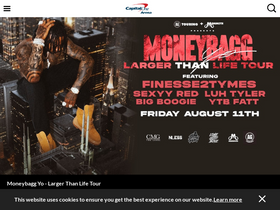'capitalonearena.com' screenshot