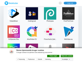 'skoletube.dk' screenshot