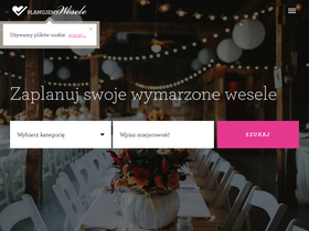 'planujemywesele.pl' screenshot