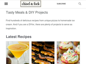 'chiselandfork.com' screenshot