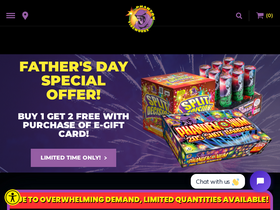 'fireworks.com' screenshot