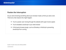 'ticketmaster.ca' screenshot