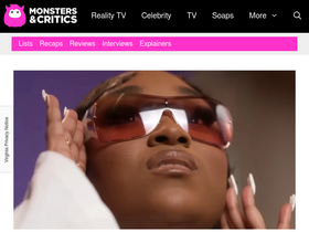 'monstersandcritics.com' screenshot