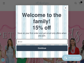 allaboutyougift.com homepage screenshot