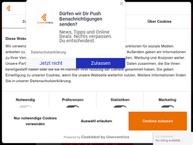 'power-fitness-shop.de' screenshot