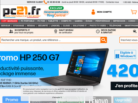 'pc21.fr' screenshot