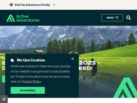 'activeadventures.com' screenshot