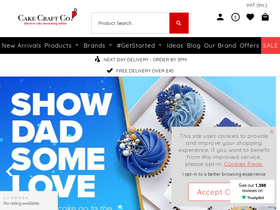 'cakecraftcompany.com' screenshot