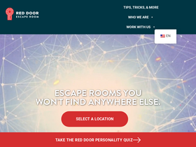 'reddoorescape.com' screenshot
