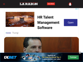'larazon.pe' screenshot