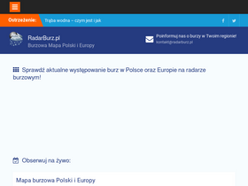'radarburz.pl' screenshot
