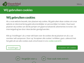 'klaverblad.nl' screenshot