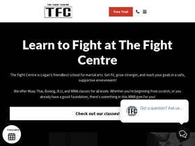 'muaythaibrisbane.com' screenshot