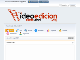 'videoedicion.org' screenshot