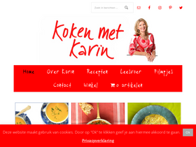 'kokenmetkarin.nl' screenshot