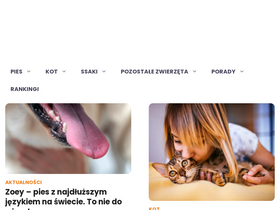 'zwierzaki.pl' screenshot