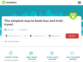 'wanderu.com' screenshot